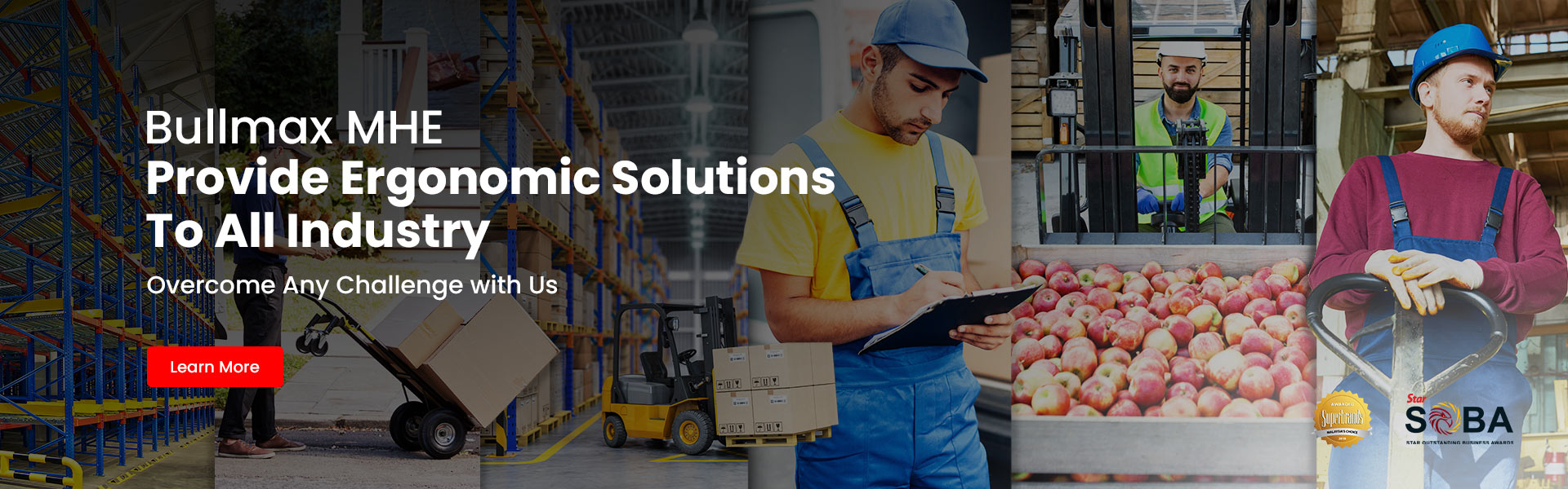 website banner website banner for material handling equipment company